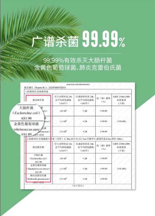國(guó)內(nèi)外雙認(rèn)證 | 萬(wàn)磊首款電商專供的生物基涂料，抗菌抗病毒還祛甲醛！